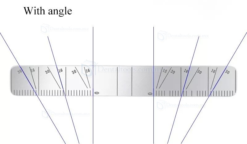 Gu&iacute;a angular flexible para posicionamiento de implantes dentales